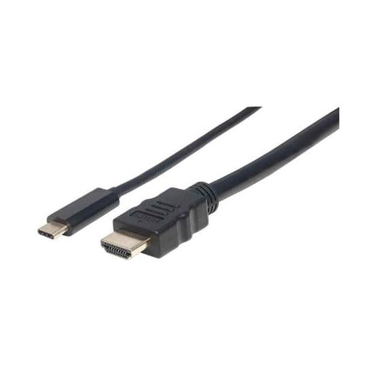 Manhattan Cable USB C Macho - HDMI Macho, 1 Metro, Negro