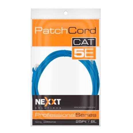 Cable de Conexión Red Nexxt Solutions Cat5e 100 MHz 7.62m 24 AWG Color Azul
