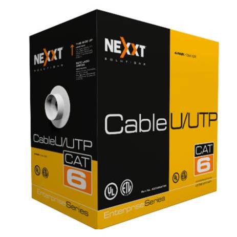 Cable Nexxt Solutions Enterprise Cat6 UTP 4P 23AWG CM 305m Gris