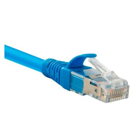 Cable de Conexión Red Nexxt Solutions U/UTP Cat6A 2.10m LSZH Compuesto sin Halogeno de Baja Toxicidad Color Azul