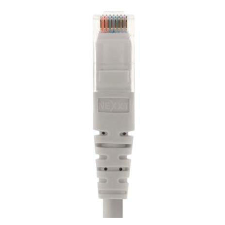 Cable de Conexión Red Nexxt Solutions U/UTP Cat6 3m LSZH Compuesto sin Halogeno de Baja Toxicidad Color Gris