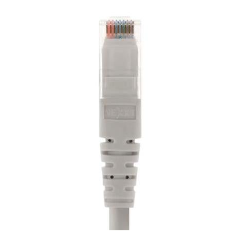 Cable de Conexión Red Nexxt Solutions U/UTP Cat6 90cm LSZH Color Gris