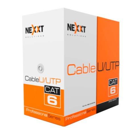 Cable Nexxt Solutions Giga Cat6 4P 23AWG UTP CMR  305m/1000ft Azul