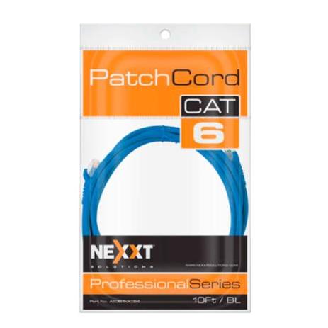 Nexxt Solutions Cable Patch Cat6 RJ-45 Macho - RJ-45 Macho 3 Metros Azul