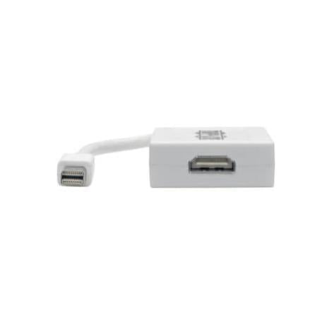Tripp Lite by Eaton Cable Adaptador Mini DisplayPort Macho - HDMI Hembra, 15cm, Blanco