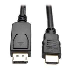Tripp Lite by Eaton Cable DisplayPort 1.2 Macho - HDMI Macho, 4K, 1.83 Metros, Negro