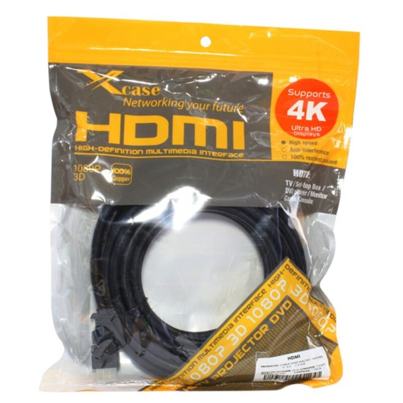 Cable Xcase HDMI 2.0, 1.8 Metros, Soporta 4K, HDMICAB20-18