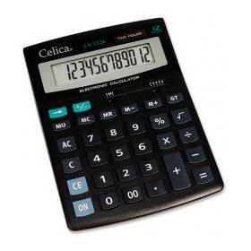 Celica Calculadora Científica CA-2328, 12 Dígitos, Batería/Energía Solar, Negro