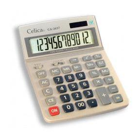 Celica Calculadora Científica CA-2637, 12 Dígitos, Batería/Energía Solar