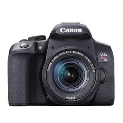 Camara Canon EOS Rebel T8i EF-S 18-55mm IS STM SLR 24,1 MP CMOS Resolucion (6000x4000) Negro