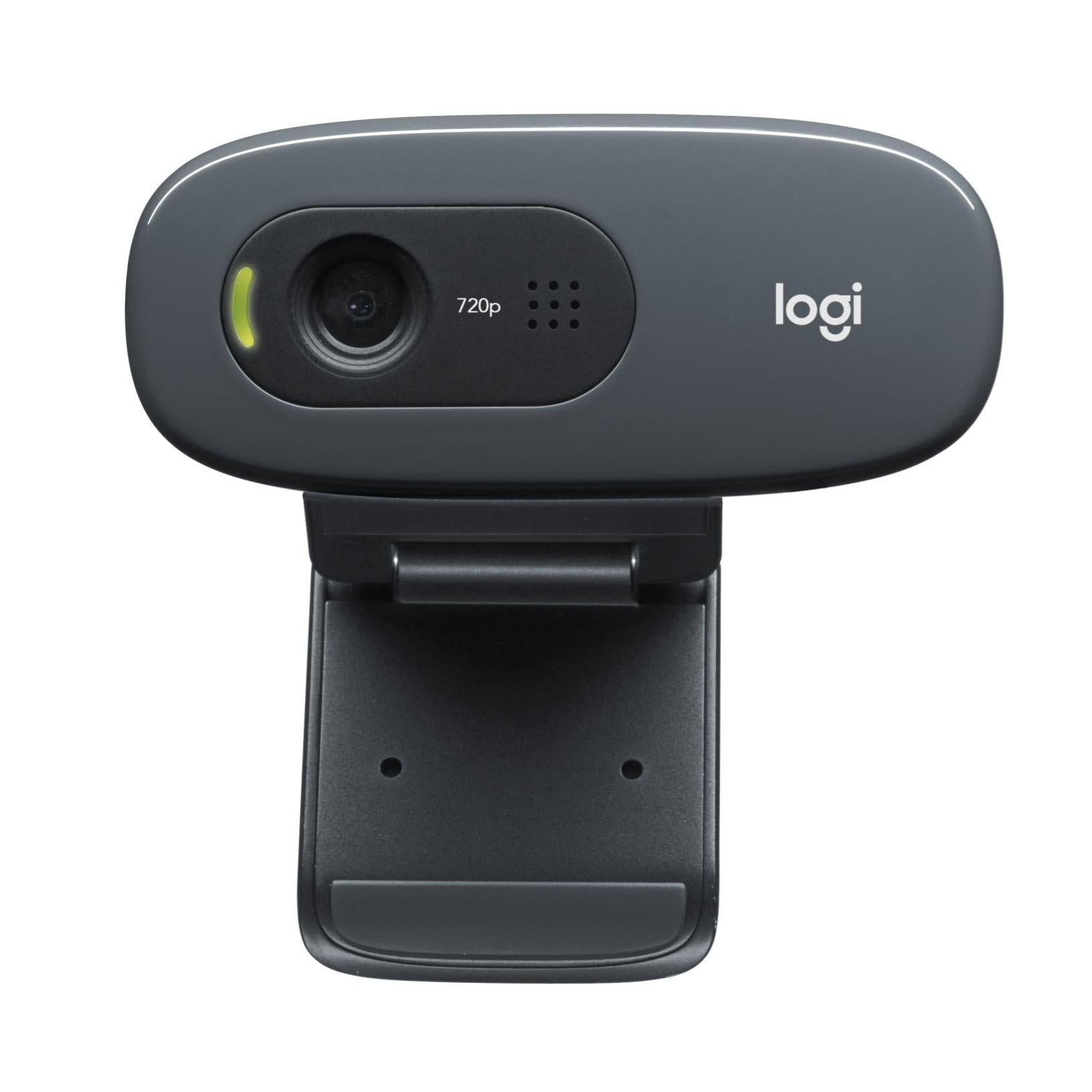 Cámara Web Logitech C270 HD 720p Plug-Play Micrófono Integrado Color Negro