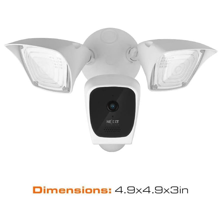 Cámara de Vigilancia Nexxt Home NHC-F610 Exterior 2K QHD 2304 x 1296p 3MP 150° Micrófono Sensores y Parlante Integrados
