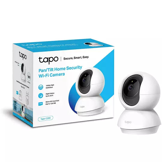 Camara De Seguridad C200 Tp-Link Movimiento 360 Horizontal Y 114 Vertical
