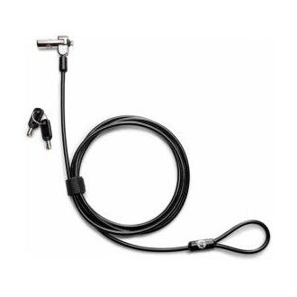 HP Candado con Llave para Laptop 1AJ39AA, 1.83 Metros, Negro