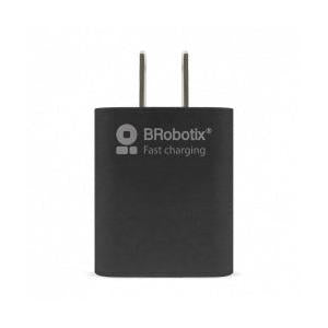 BRobotix Cargador de Pared 6001356, 5V, 1x USB-A, Negro ― incluye Cable USB A - Lightning