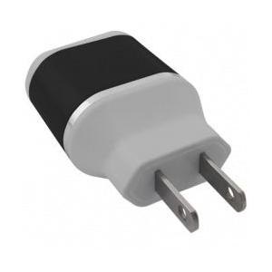BRobotix Cargador USB 161264N, 2x USB 2.0, Negro