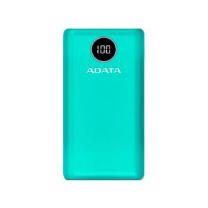 Cargador Portátil Adata P20000QCD, 20.000mAh, Verde