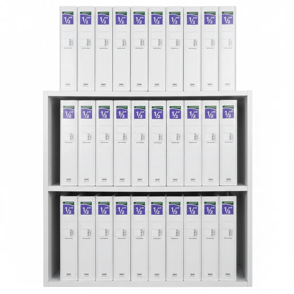 CARPETA KINERA VINIL ARO "O" 1 1/2" BLANCA C/18