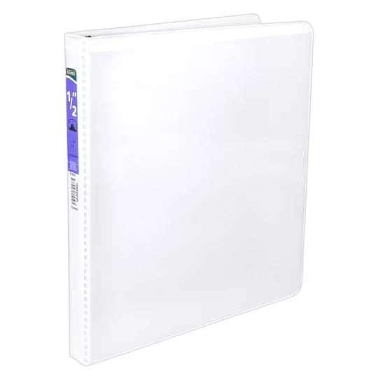 CARPETA KINERA VINIL ARO "O" 1 1/2" BLANCA C/18