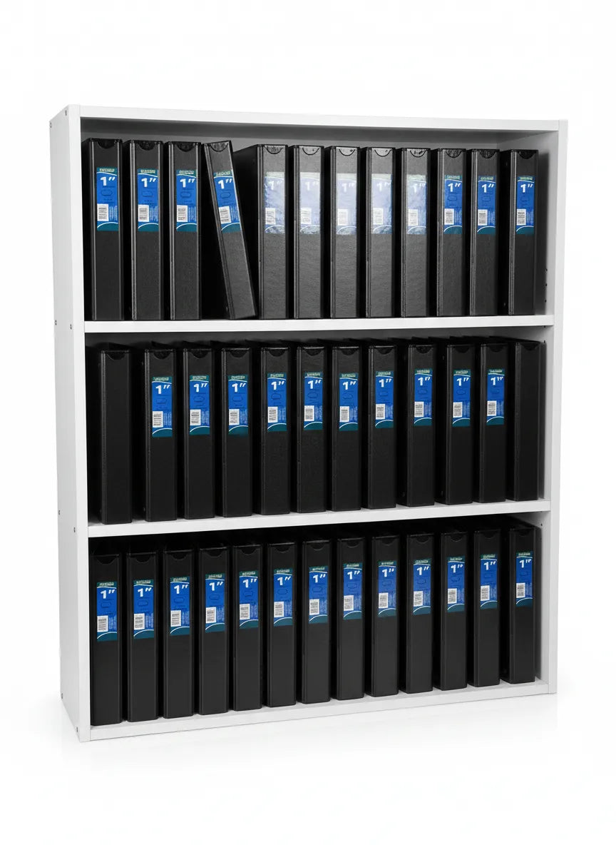 CARPETA KINERA VINIL ARO "O" 1" NEGRO C/24