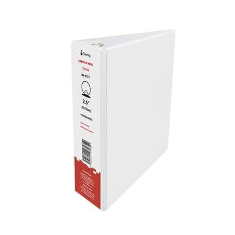 Carpeta con Arillos Nextep O 2.5" - Capacidad para 500 Hojas Tamaño Carta - Color Blanco - Ideal para Oficina y Estudio