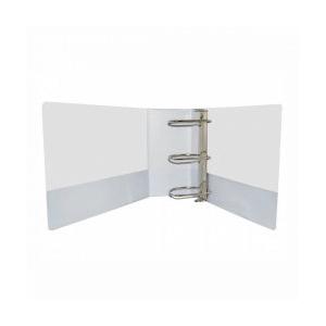 Samsill Carpeta de Vinil con Arillo D, 5'', Paquete de 8 Piezas, Tamaño Carta, Blanco