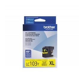 Cartucho Brother LC103Y Amarillo, 600 Páginas