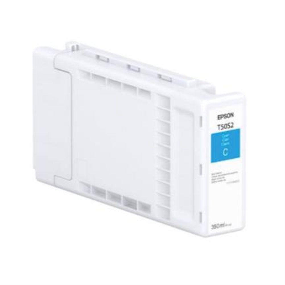 Cartucho de Tinta para Impresora Epson T50S UltraChrome XD3 Color Cian Rendimiento 350ml Compatible con T3770E, T3770DE