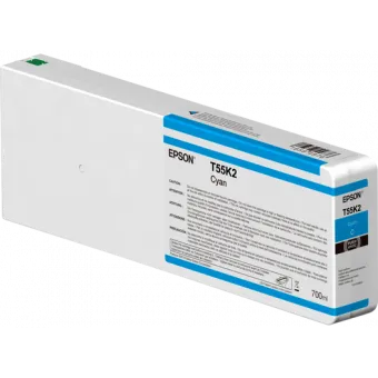 Cartucho de Tinta para Impresora Epson UltraChrome HD T55K2 Color Cian SureColor SC-P7000 STD Spectro SureColor SC-P8000 STD