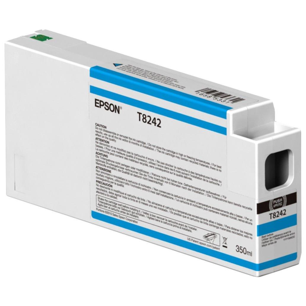 Cartucho de Tinta para Impresora Epson UltraChrome HD T54X800 Color Negro Claro Contenido 350ml Compatible con SureColor SC-P6000 STD, SureColo