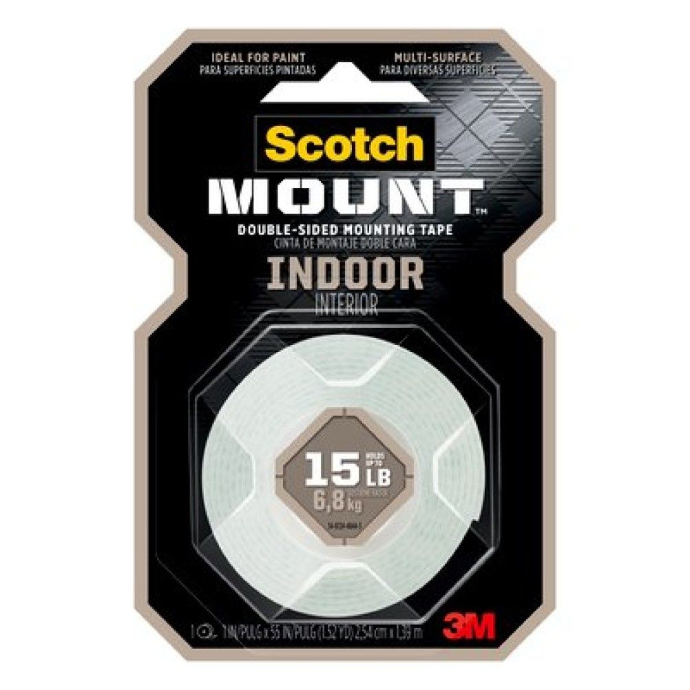 Cinta Montaje 3M Interiores 111H-SQ-48-DC 48 Unidades en Display Case