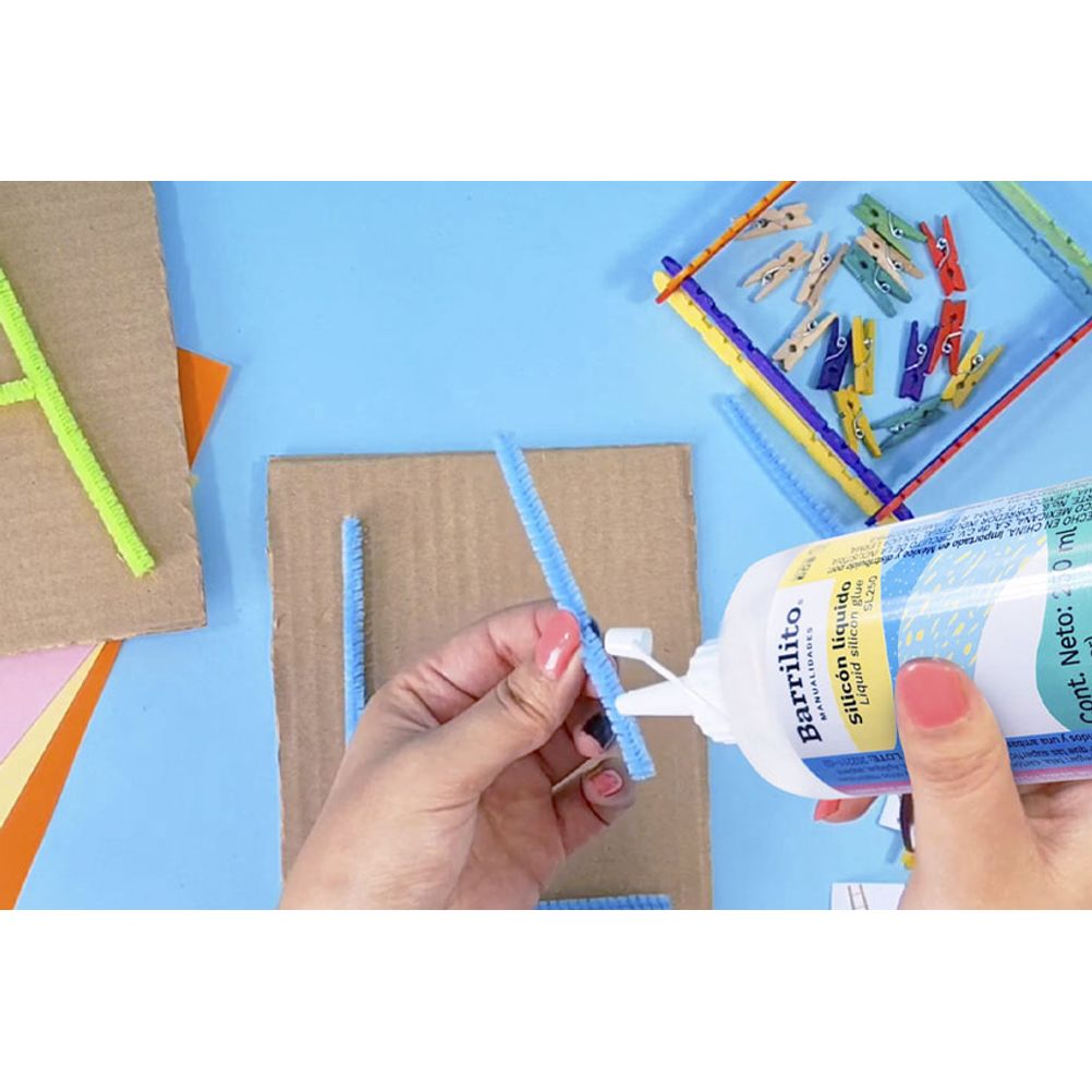 Silicón Frío Líquido Barrilito SL60 Base de Agua Bote 60ml Color Blanco