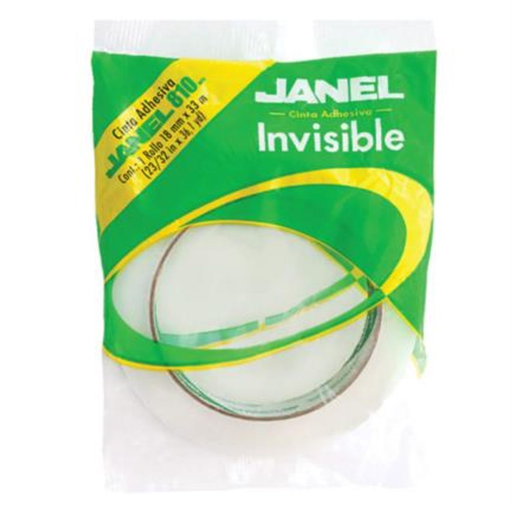 Cinta Adhesiva Janel Invisible 810 (24mmx65m)