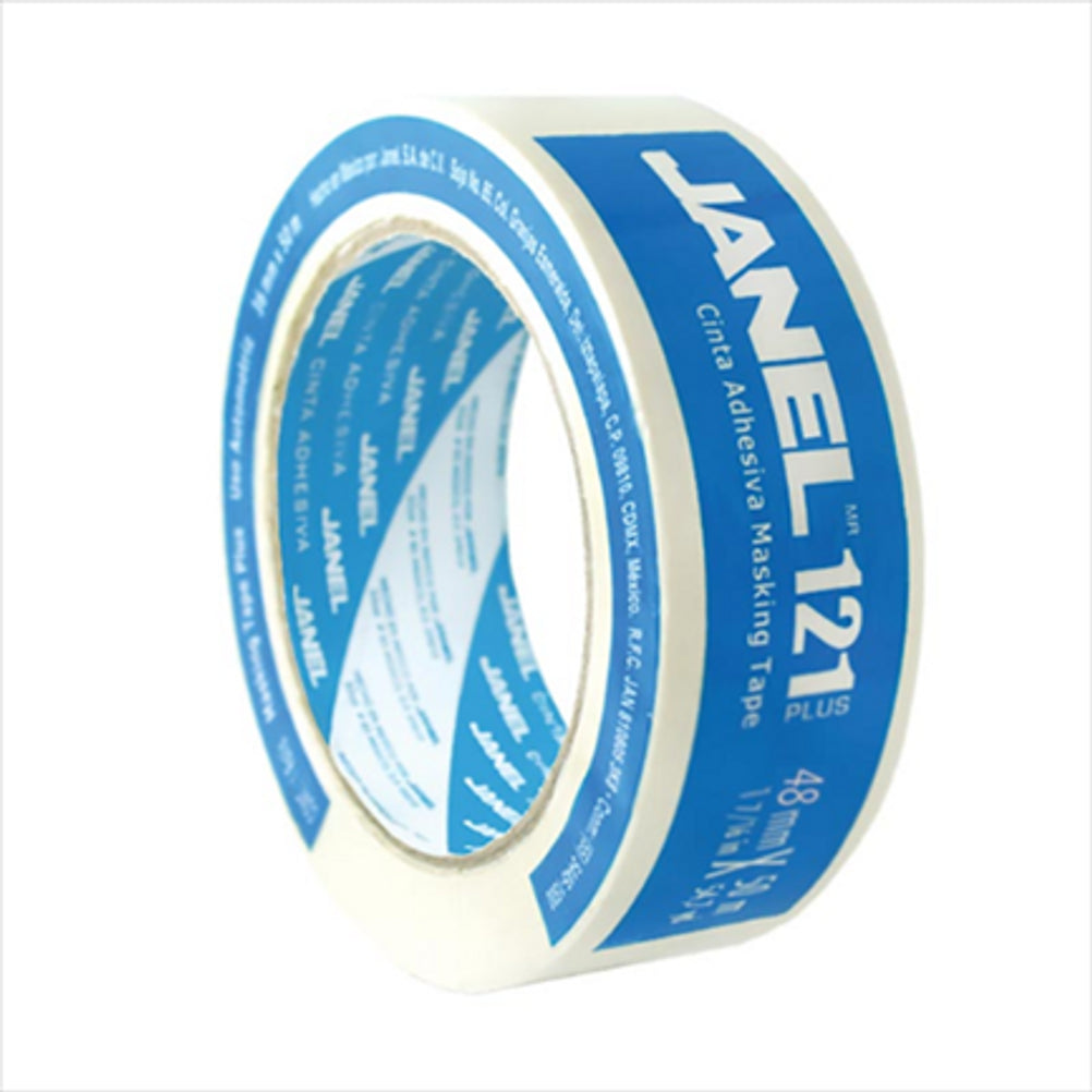 Cinta Adhesiva Masking Janel 121 ( 48x50) Papel Blanco