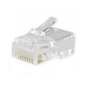 BRobotix Conector Modular Cat5e, RJ-45, Transparente, 100 Piezas