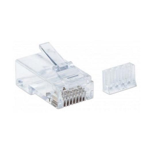 Intellinet Conector RJ-45 para Cable Cat6 UTP, Transparente, 90 Piezas