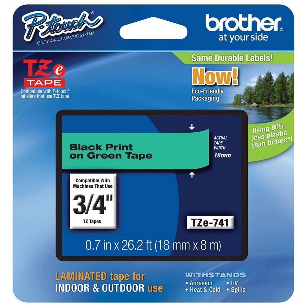 Brother TZE741 cinta para impresora de etiquetas