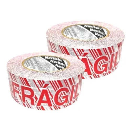 Cinta Adhesiva Empaque Frágil Navitek 48 Mm X 150 Mts 2 Pzs
