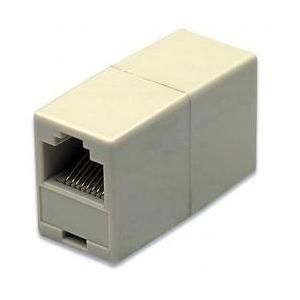 Intellinet Cople Modular en Línea, 8P8C Hembra - 8P8C Hembra, UTP, Blanco