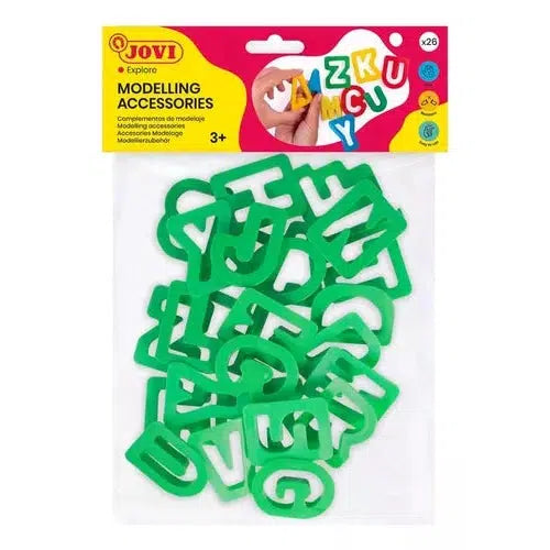 Moldes Para Pasta Francesa Plastilina Jovi Letras 28 Piezas