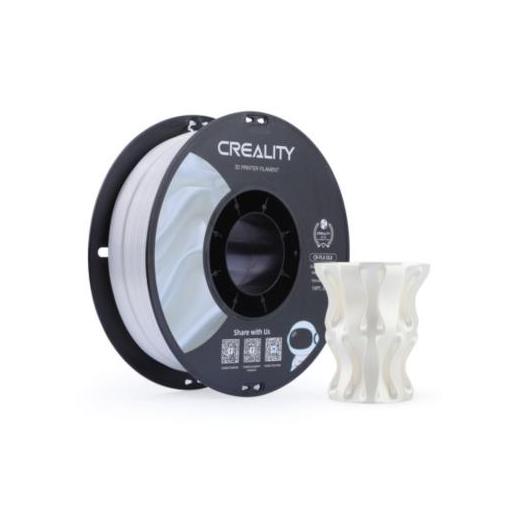 Creality Rollo de filamento para impresión 3D CR-Silk, 1.75mm, 1Kg, Blanco