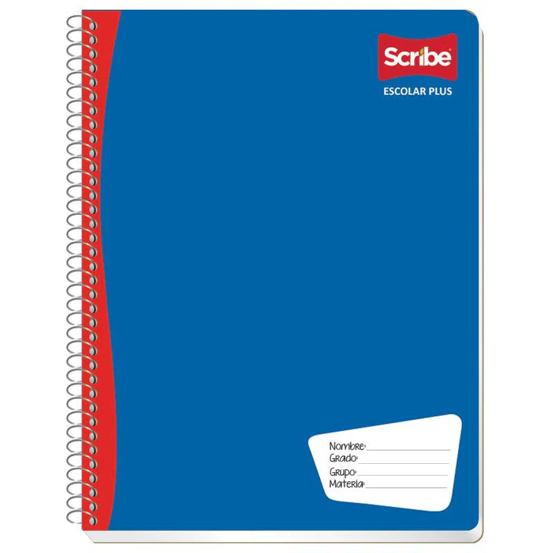 Cuaderno Scribe Profesional Escolar Raya 100 Hojas