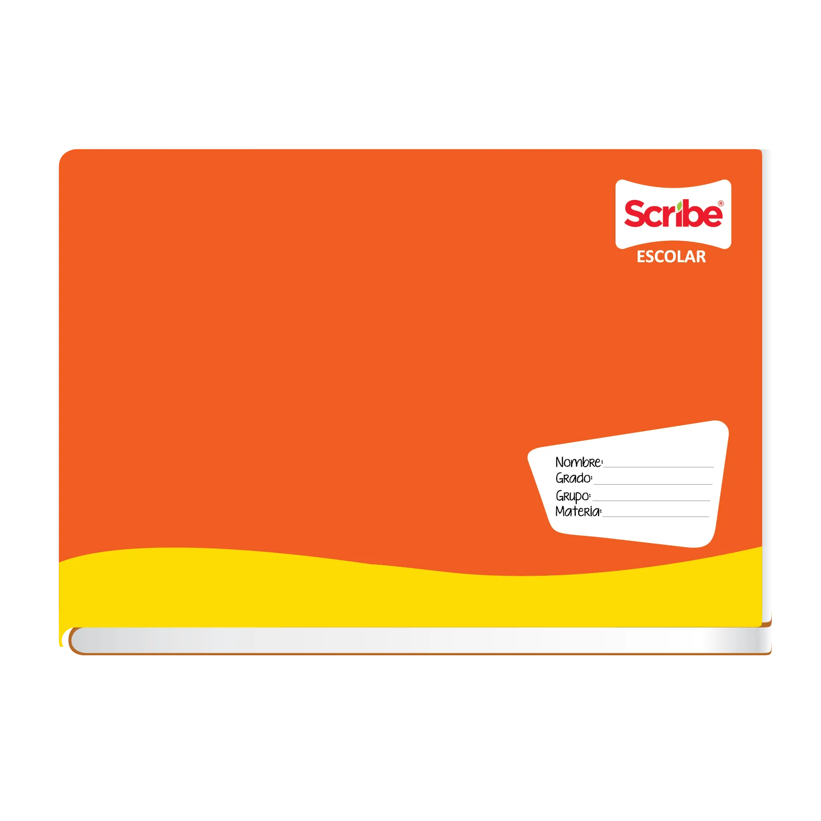 Cuaderno Scribe Grapado Tipo Italiano Pasta Dura Papel Bond Rayado 100 Hoja(s)