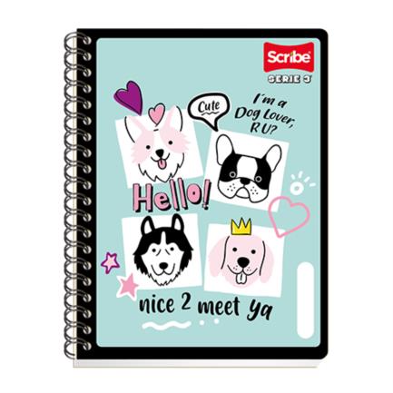 Cuaderno Scribe Espiral Doble Profesional Serie III-D Raya 100 Hojas