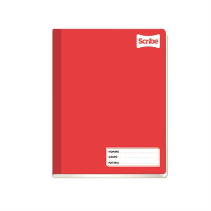 Cuaderno Cosido Colegial Scribe Clasico C7 cuadro grande 100 Hojas