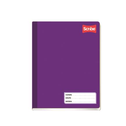 Cuaderno Profesional Scribe 4510 Clásico Tamaño Frances Tipo Raya Cosido Contiene 100 Hojas Color de la Pasta Azul Cielo