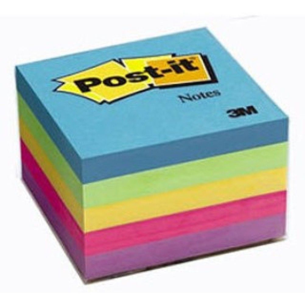 Notas Post-It 7.6X7.6 C/5 - Blocks 100Hjs C/U
