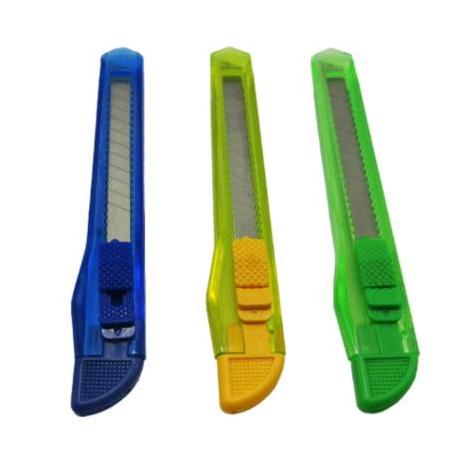 Cutter Plástico Nextep Chico Navaja 9mm Caja con 12