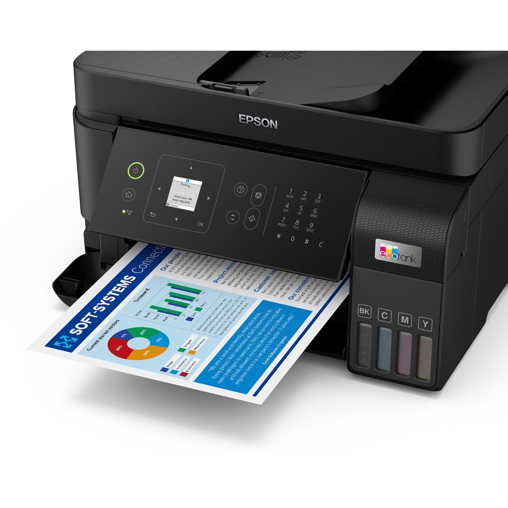 Impresora Multifuncional Epson EcoTank L5590 Inyección de Tinta Térmica Alámbrica Dúplex