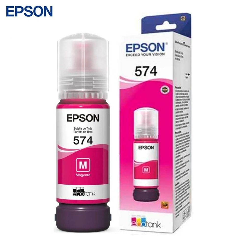 Tinta Epson T574 Color Magenta Compatible con EcoTank L8050 L18050